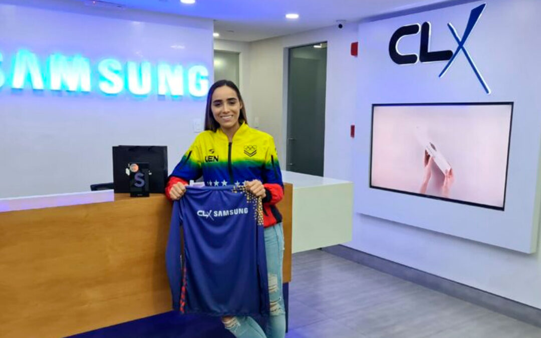 Claudymar Garcés lista para cumplir su sueño olímpico junto a CLX Samsung